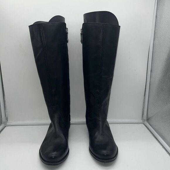 Isaac Mizrahi Imtally Boots (Flaking leather INSIDE BOOT) SEE PHOTO 7.5 WIDE - Picture 1 of 14